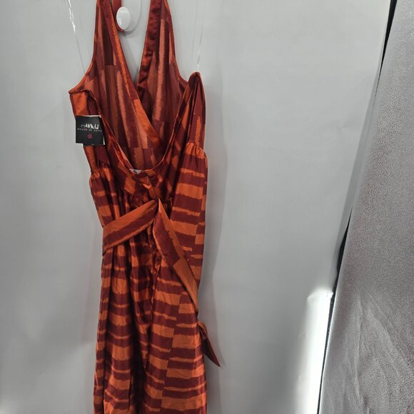 Target x House of Aama Orange Red Black History Month Maxi Dress 2x - Picture 3 of 11